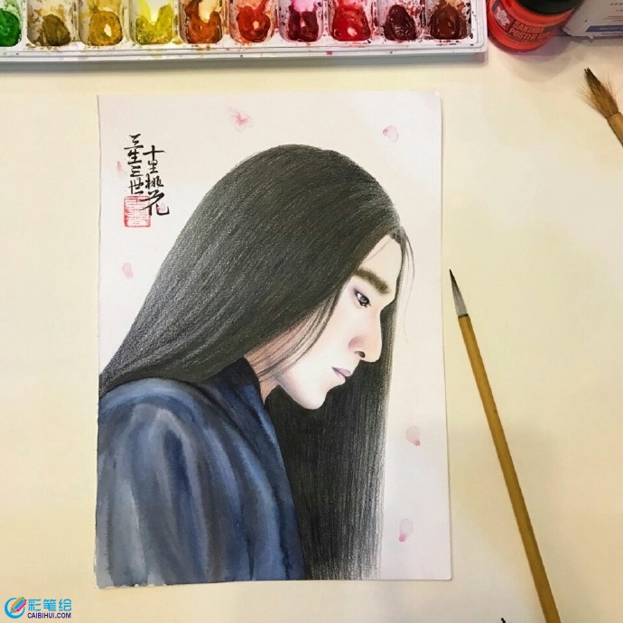 水彩畫明星趙又廷
