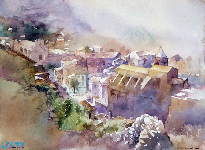 水彩風(fēng)景畫