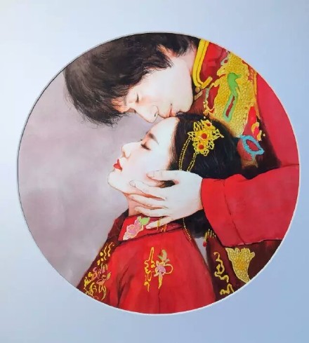 水彩畫人像