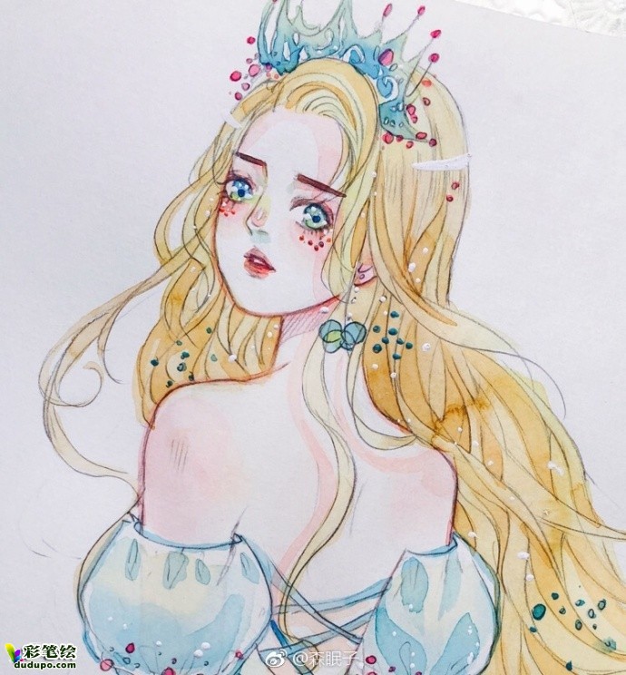 水彩畫小清新