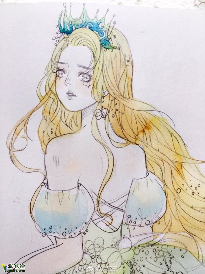 水彩畫小清新