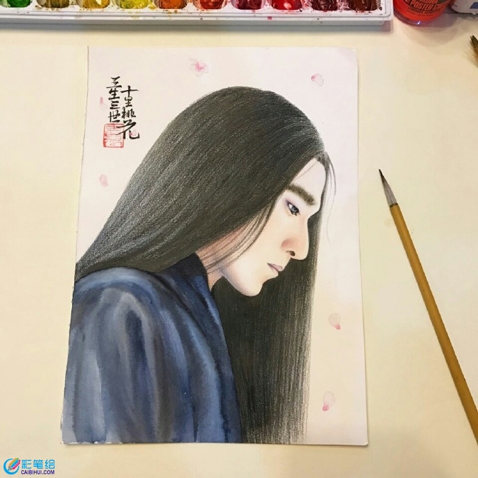 水彩畫明星趙又廷