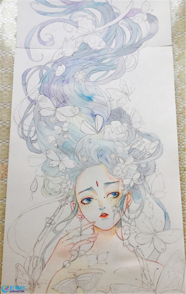 水彩畫人物