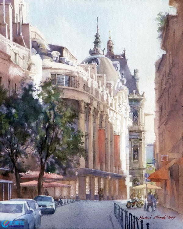 水彩風(fēng)景畫