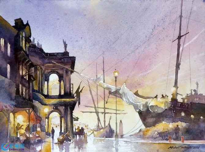 水彩風(fēng)景畫