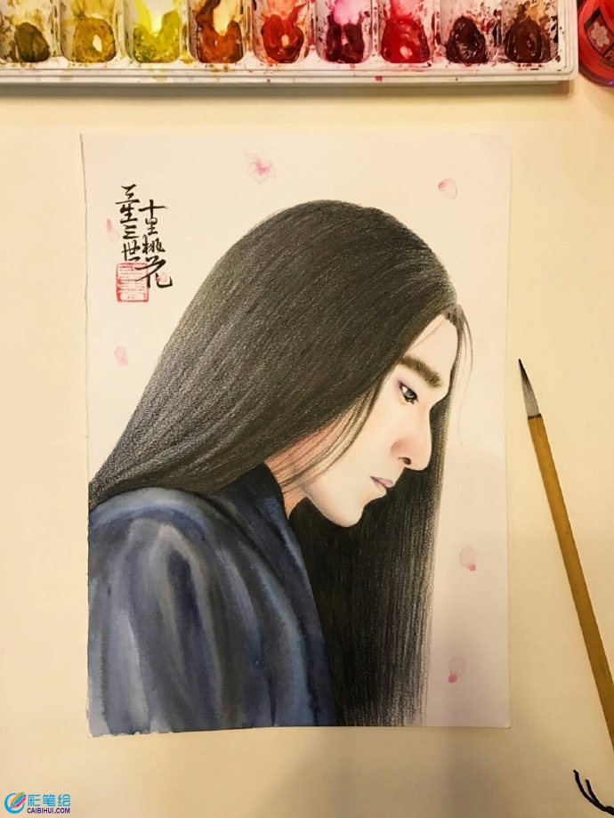 水彩畫明星趙又廷