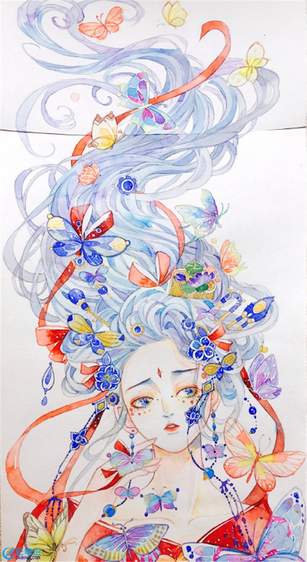 水彩畫人物
