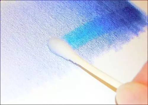 水彩畫星空