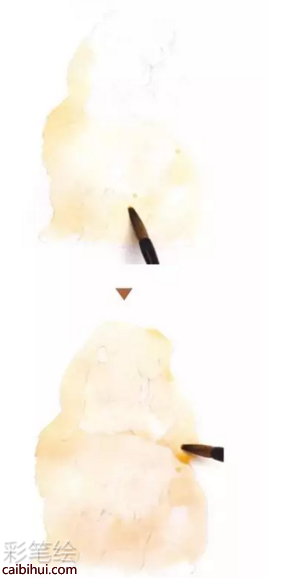 彩鉛畫貓咪步驟教程