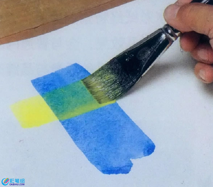 水彩畫教程：疊加畫法步驟圖解