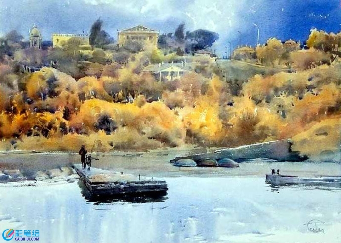 水彩畫(huà)風(fēng)景