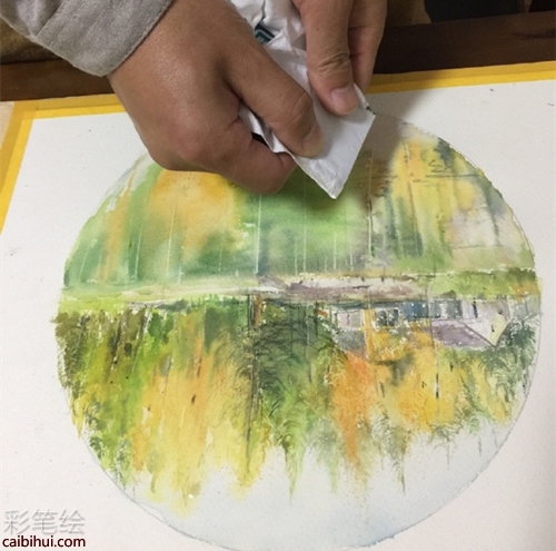 唯美水彩風(fēng)景教程步驟圖解 唯美水彩風(fēng)景教程步驟圖解