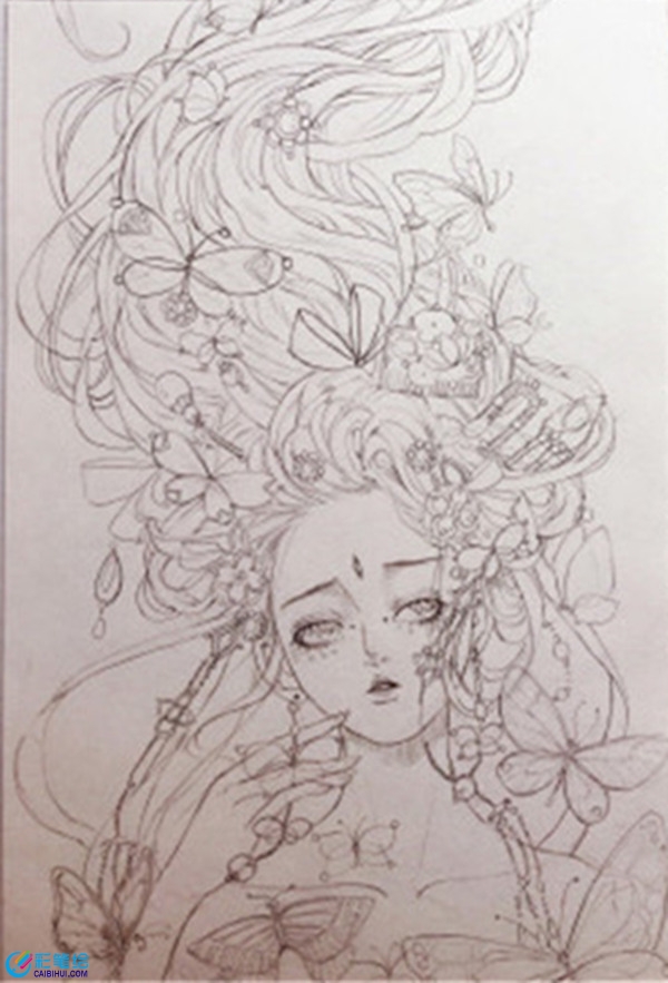 水彩畫人物