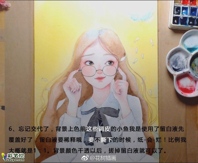 彩鉛小清新女孩