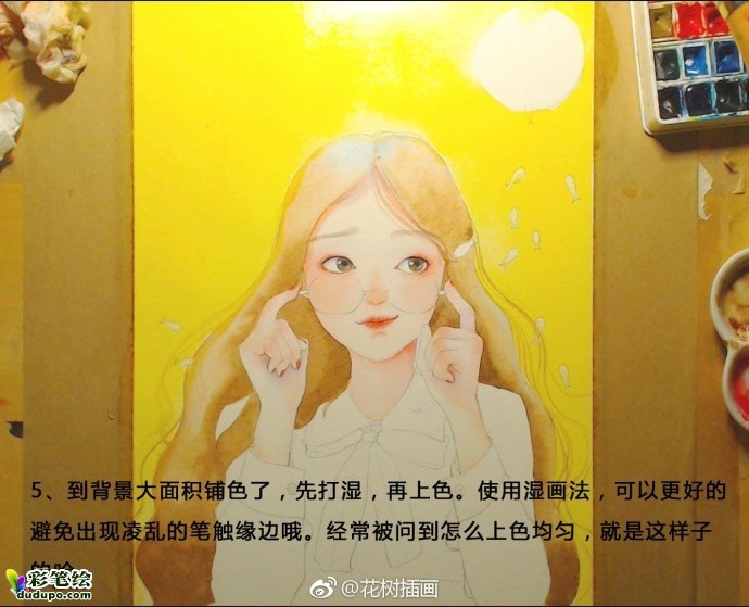 彩鉛小清新女孩