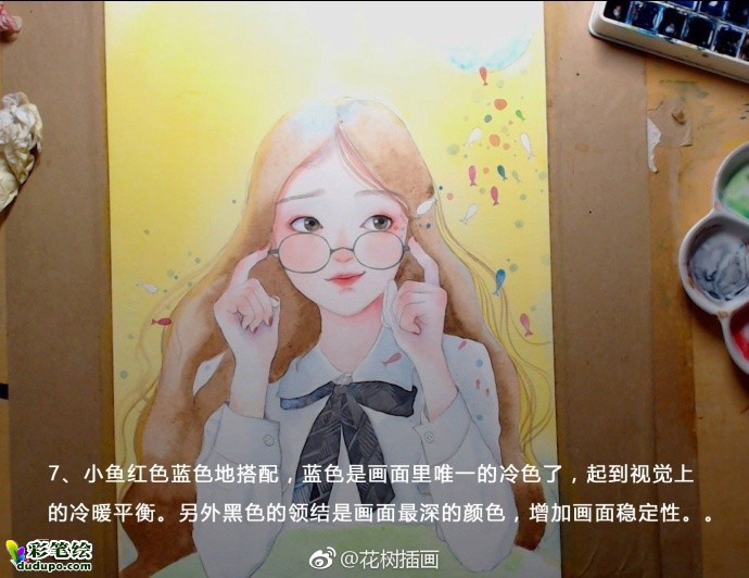 彩鉛小清新女孩