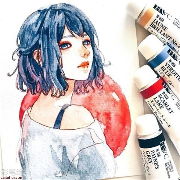 夢幻少女：水彩畫家Ashiyaart繪畫作品賞析
