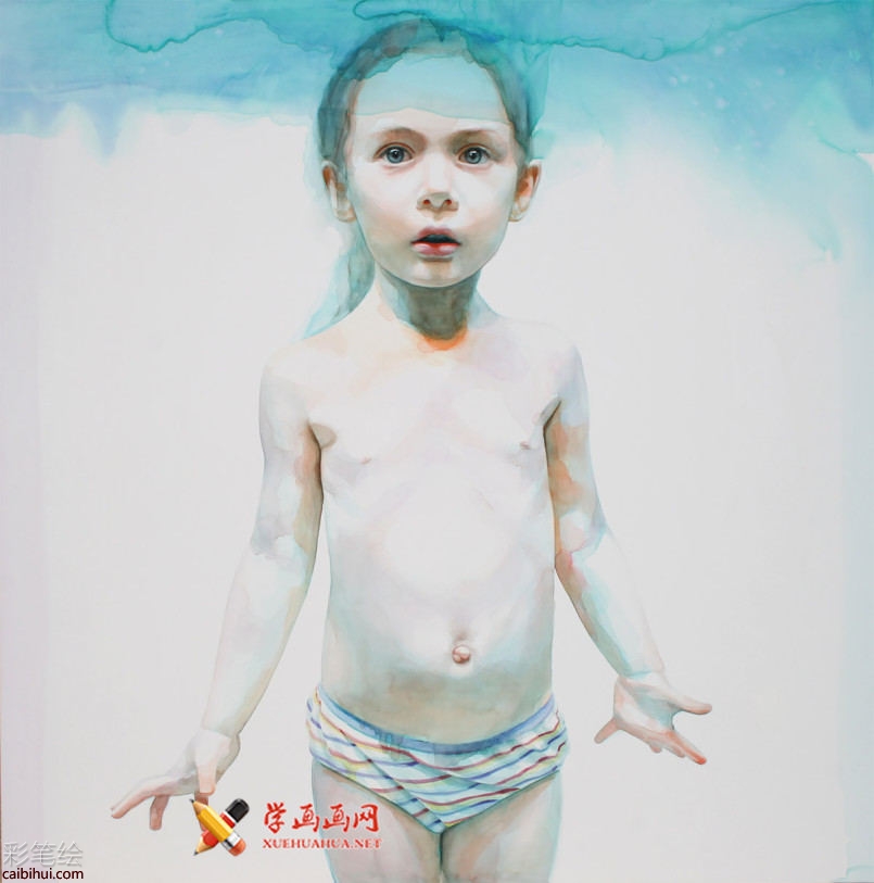 水彩畫欣賞：Ali Cavanaugh筆下的兒童(5)