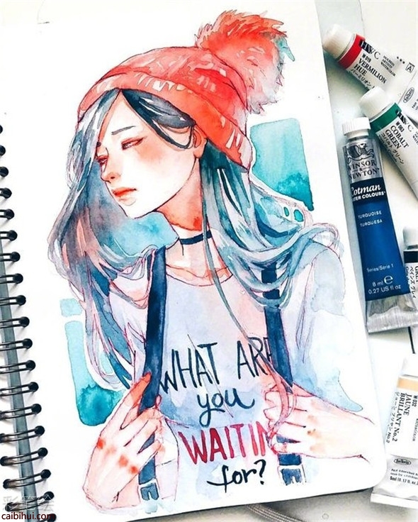夢幻少女：水彩畫家Ashiyaart繪畫作品賞析