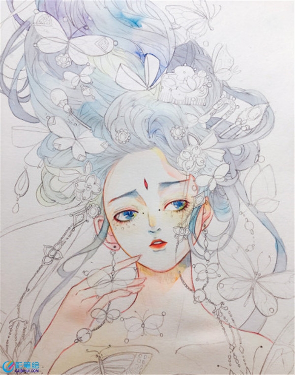 水彩畫人物