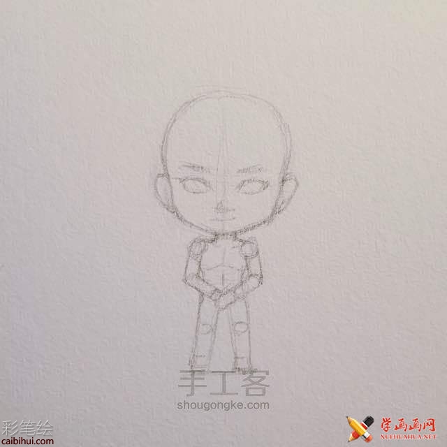 水彩畫教程_瑯琊榜Q版人物梅長蘇的畫法(2)