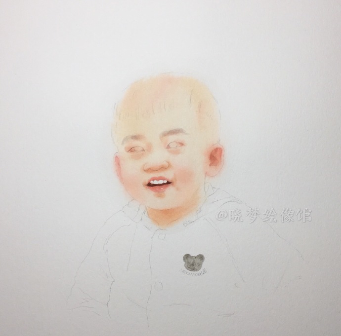 水彩畫人像
