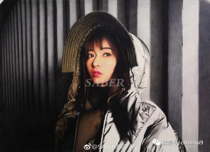 彩鉛手繪明星