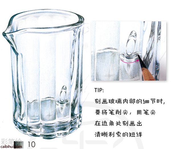 彩鉛玻璃杯教程