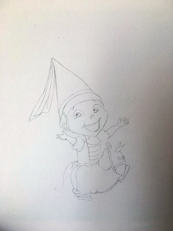 神偷奶爸艾格尼絲彩鉛教程