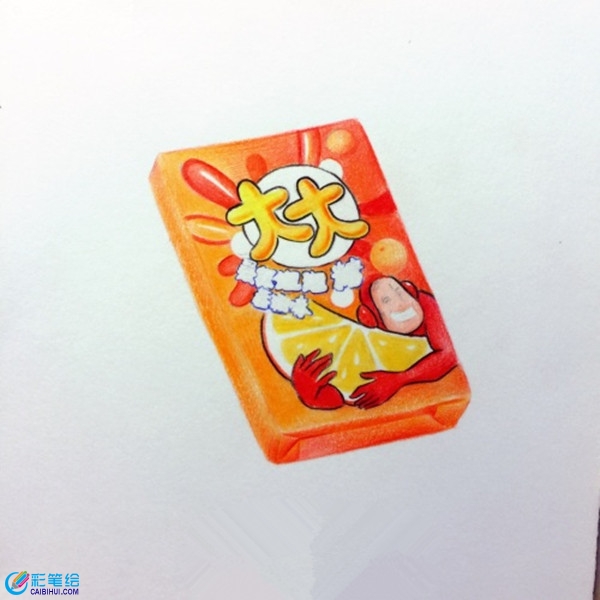 超寫實(shí)彩鉛畫教程：彩鉛手繪大大泡泡糖