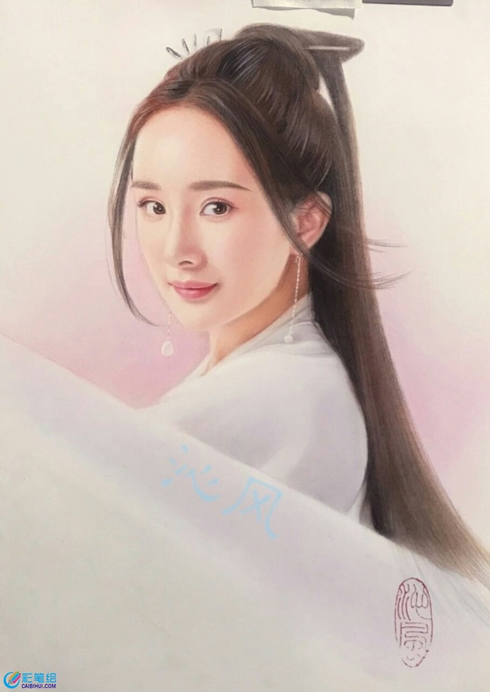 彩鉛畫楊冪