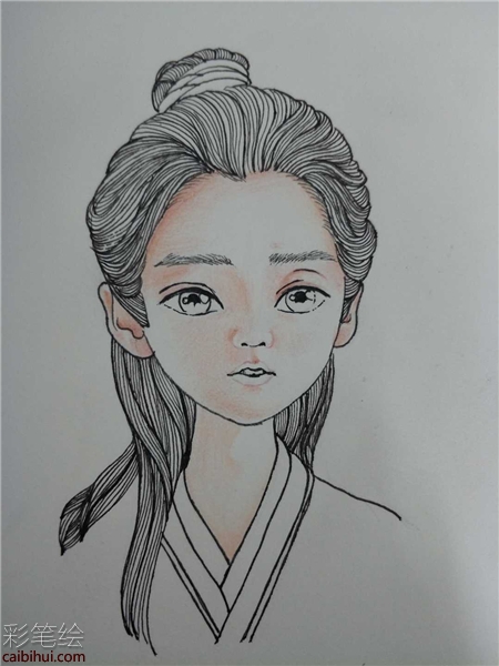影顧盼彩鉛畫教程