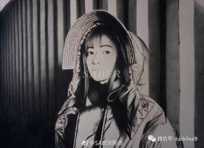 彩鉛手繪明星