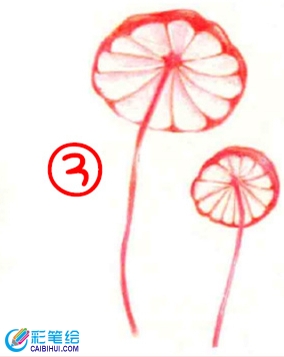 彩鉛畫蘑菇教程