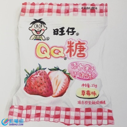 手繪童年食物：果凍彩鉛畫