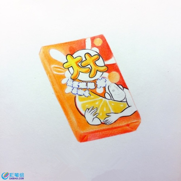 超寫實(shí)彩鉛畫教程：彩鉛手繪大大泡泡糖