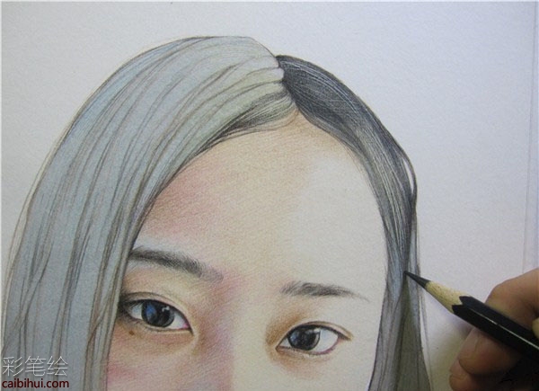 彩鉛畫妹子教程