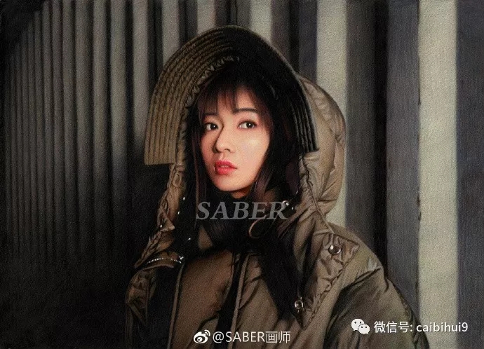 彩鉛手繪明星