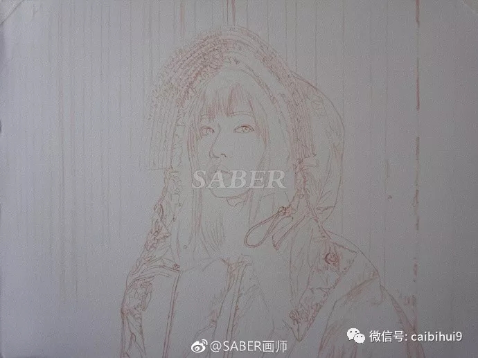 彩鉛手繪明星