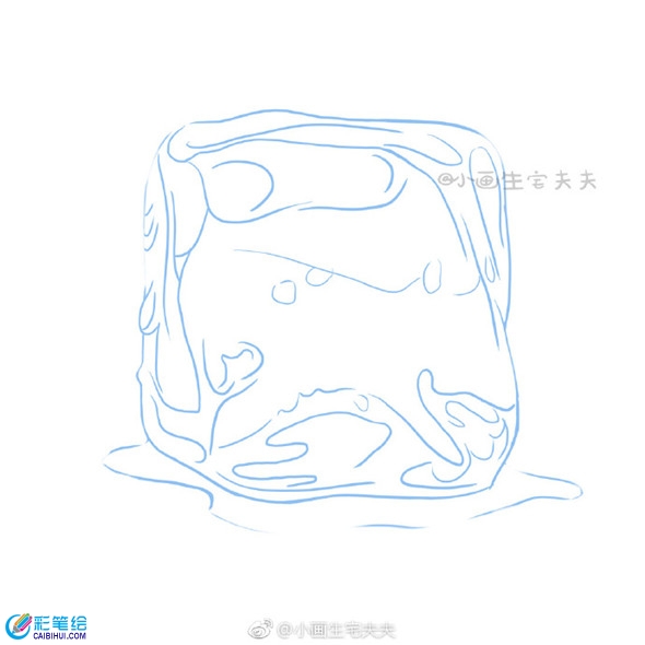 彩鉛畫:彩鉛畫透明質感超強的冰塊教程