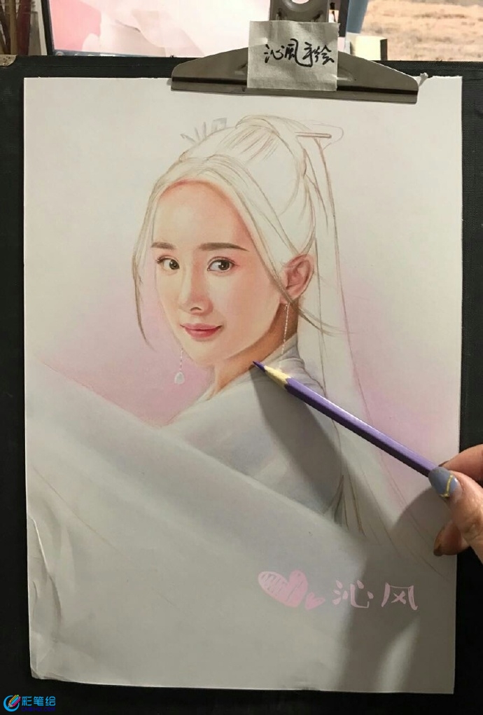 彩鉛畫楊冪