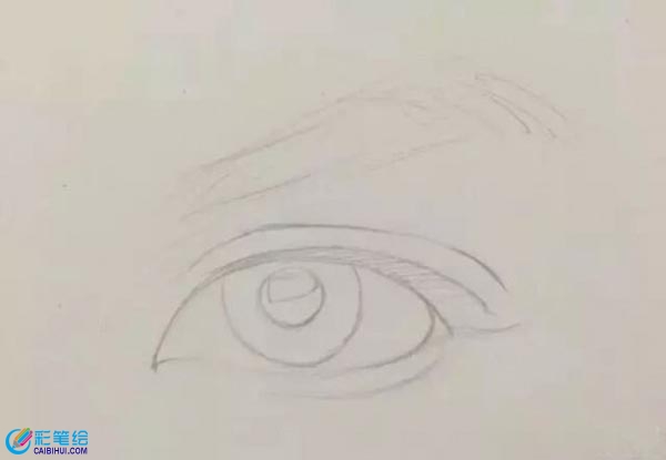 彩鉛畫眼睛