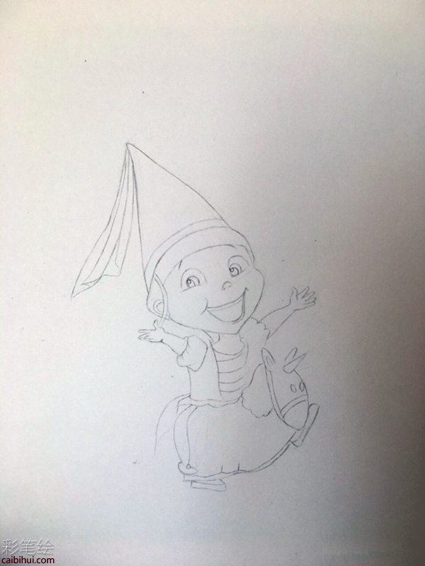 神偷奶爸艾格尼絲彩鉛教程