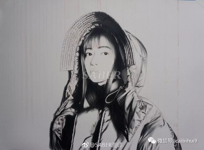 彩鉛手繪明星