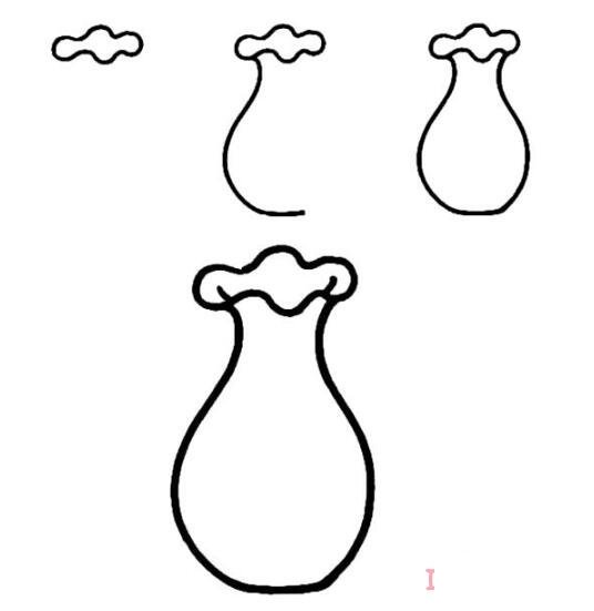 兒童花瓶簡(jiǎn)筆畫的畫法教程步驟簡(jiǎn)單好看