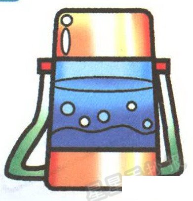 運(yùn)動(dòng)水壺簡(jiǎn)筆畫二