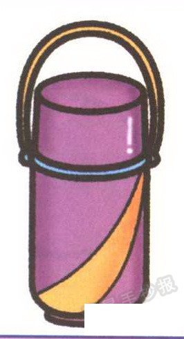 運(yùn)動(dòng)水壺簡(jiǎn)筆畫一