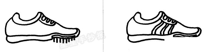 釘鞋簡筆畫圖解二