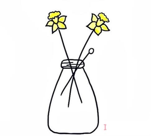 花瓶插花怎么畫(huà)簡(jiǎn)筆畫(huà)簡(jiǎn)單又漂亮