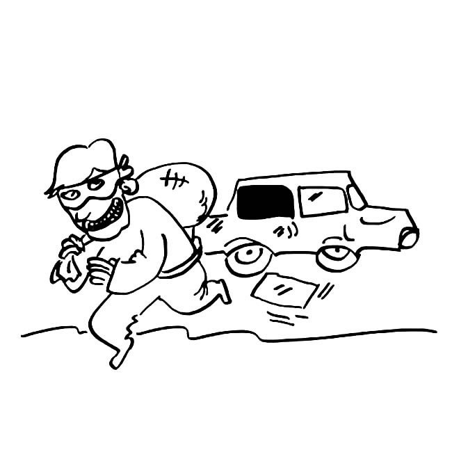 偷車賊人物簡(jiǎn)筆畫步驟圖片大全